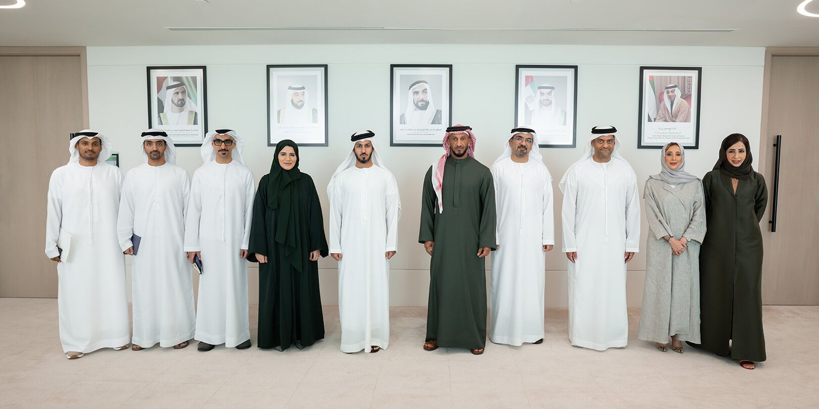 قيادات وفريق عمل مكتب المؤسس والمكتب الوطني للإعلام